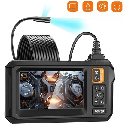 Industrial Endoscope Inspection Camera ā 1080p Hd With 4.3-Inch Display Adjustable Lens