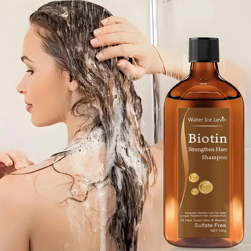 Biotin Hair Growth Shampoo for Men and Women Anti Hair Loss Rapid Thickening