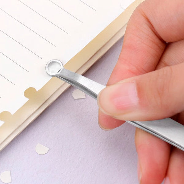 Multifunction Round-Tipped Nose Hair Trimming Tweezers