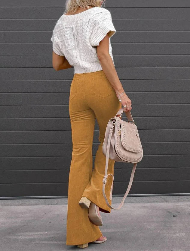 Women's Corduroy Flare Pants