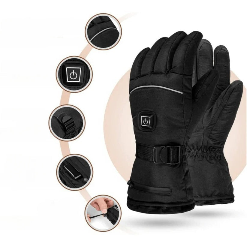 Heated Gloves with Adjustable Temperature Settings