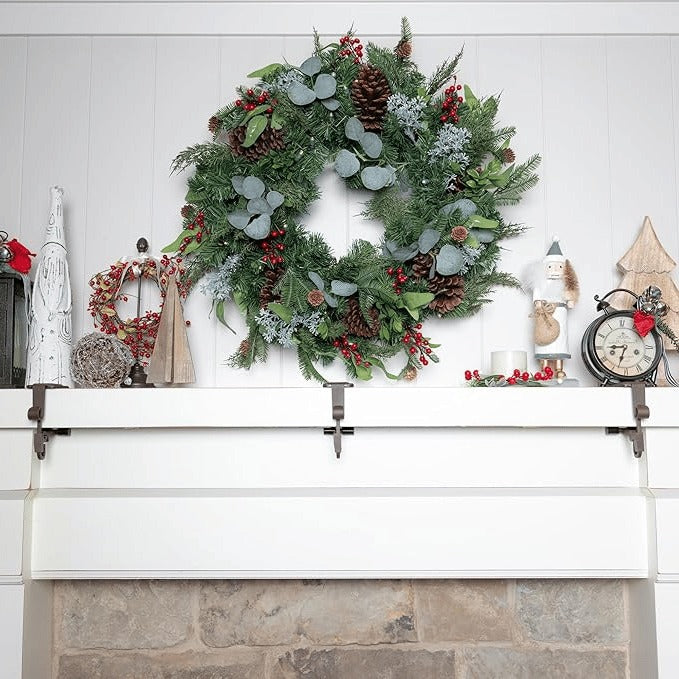 Garland Christmas Stocking Holders for Mantle