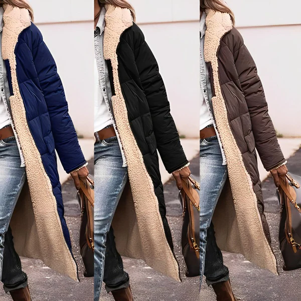 Long comfortable coat for women