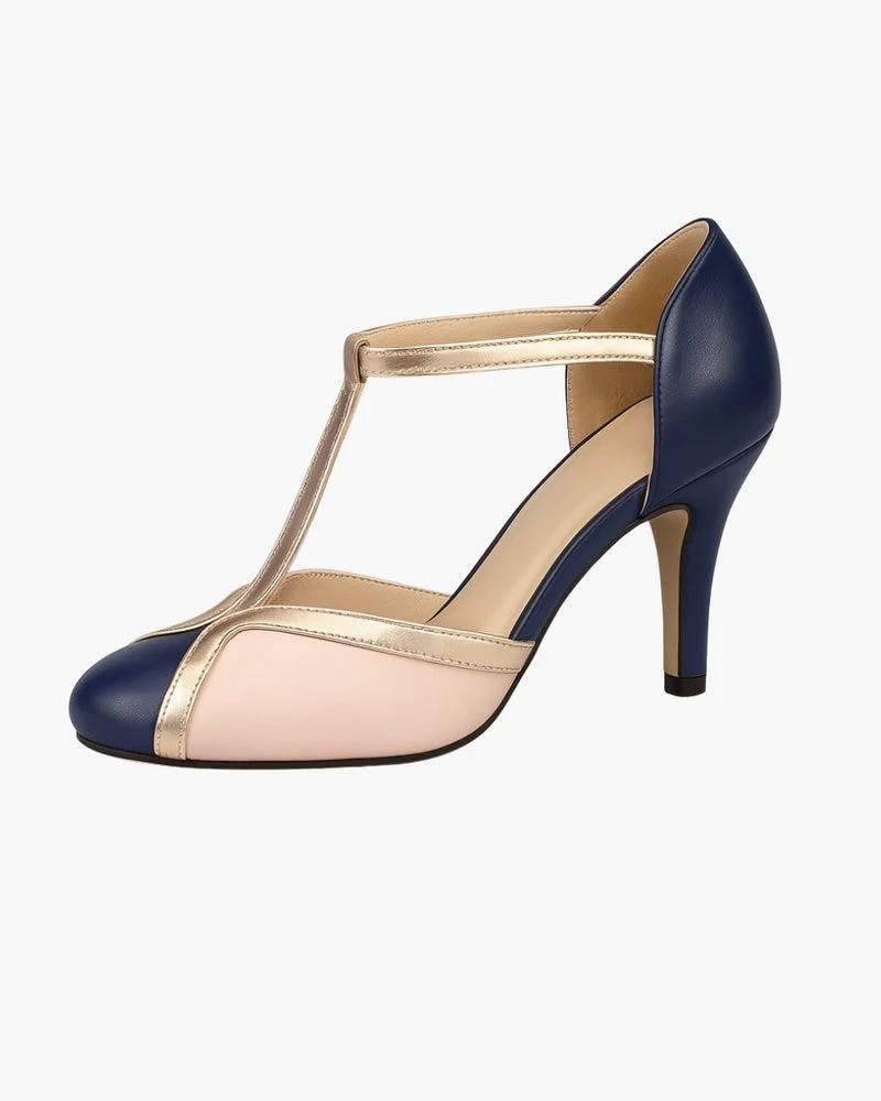 Women's Vintage T-Strap Heels