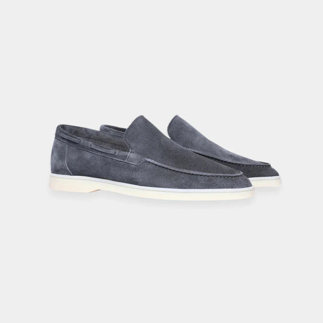 Casual Men’s Loafers in Soft Suede with Slip Resistant Outsole