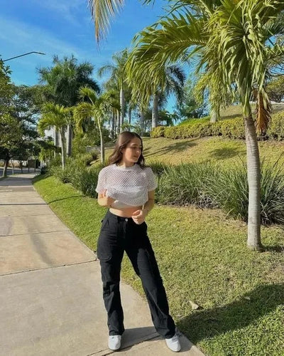 Adjustable Straight Fit Cargo Pants