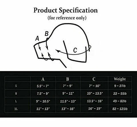 Breathable Dog Biting Muzzle Mouth Guard