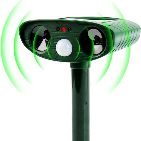 Ultrasonic Chipmunk Repeller with Solar Power