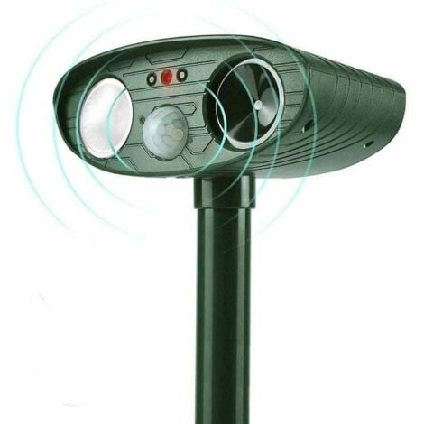 Motion Activated Ultrasonic Rabbit Deterrent for Gardens and Yards