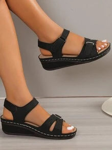 Orthopedic Women’s Sandals with Ergonomic Heel Support