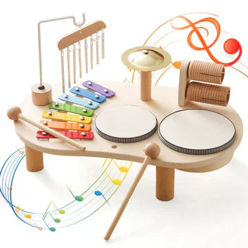 Wooden Music Station - Creative Musical Fun For Little Ones
