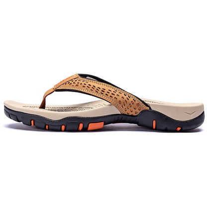 Comfortable Men’s Performance Flip Flops with Arch Support for Everyday Wear