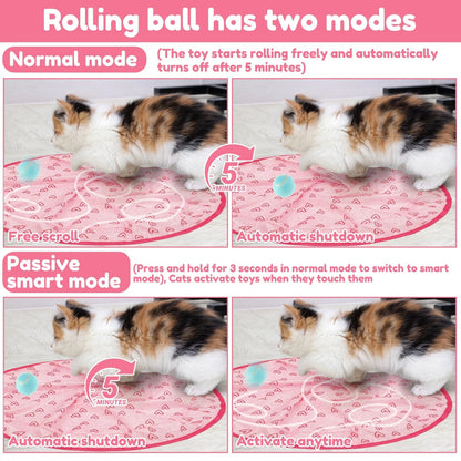 Interactive Cat Hunting Toy with Smart Ball