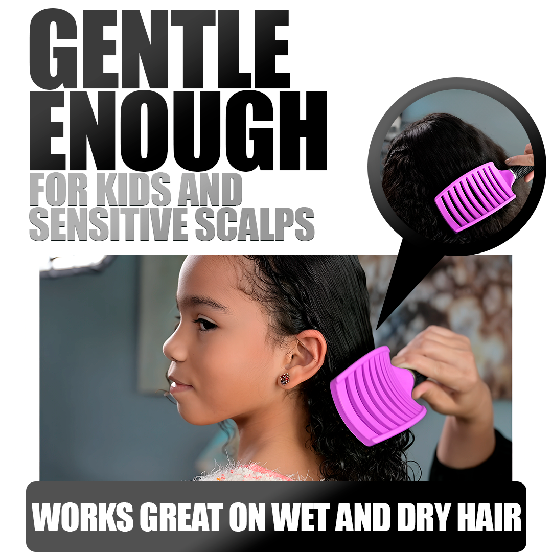 Miracle Hair Detangler – Effortless Knot Removal for Smooth, Shiny Hair