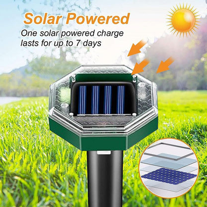 Solar Powered Ultrasonic Mole Repellers for Lawn Pest Control
