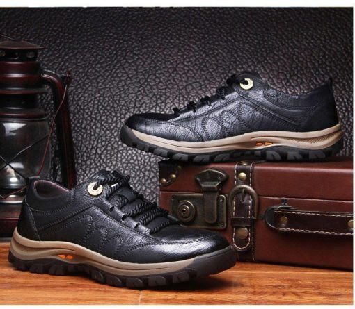 Men’s Orthopedic Leather Dress Shoes for Stability and Support