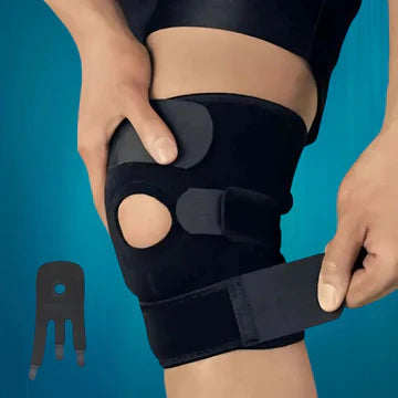 Knee Support with Adjustable Compression | for Pain Relief - Injury Recovery - Arthritis and Sports Stability