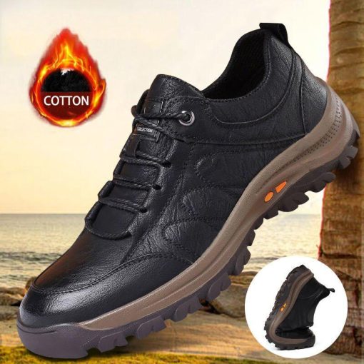 Men’s Orthopedic Leather Dress Shoes for Stability and Support