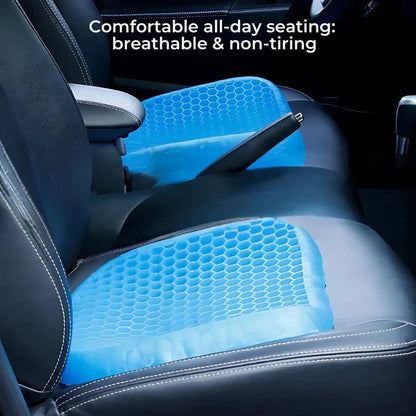Orthopedic Gel Seat Cushion | Pressure Relief - Tailbone Pain - Lower Back Support - For Office Chair - Car - Wheelchair Use