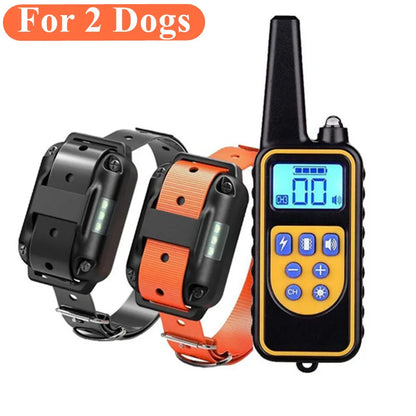 Dazzle Dog Training Collar – Waterproof Shock Collar for Dogs with Remote Control for Effective Bark Training