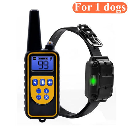Dazzle Dog Training Collar – Waterproof Shock Collar for Dogs with Remote Control for Effective Bark Training