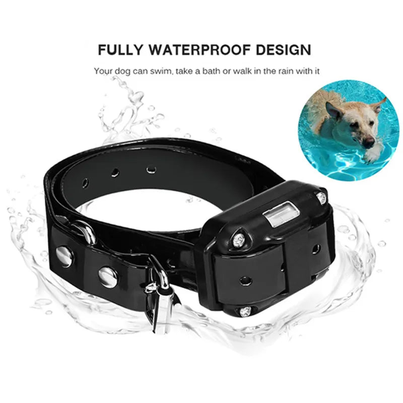Dazzle Dog Training Collar – Waterproof Shock Collar for Dogs with Remote Control for Effective Bark Training