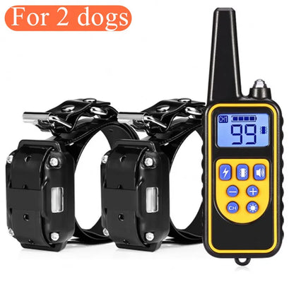 Dazzle Dog Training Collar – Waterproof Shock Collar for Dogs with Remote Control for Effective Bark Training