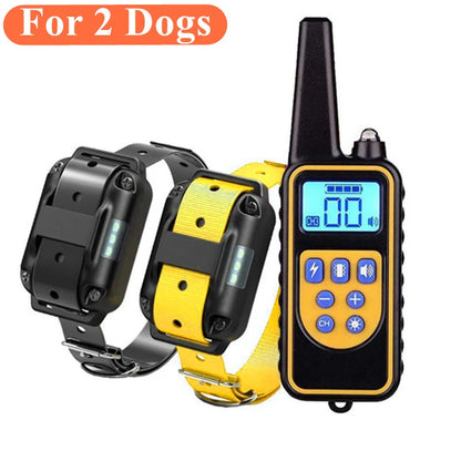 Dazzle Dog Training Collar – Waterproof Shock Collar for Dogs with Remote Control for Effective Bark Training
