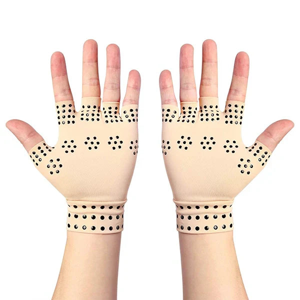 Fingerless Magnetic Compression Gloves for Arthritis