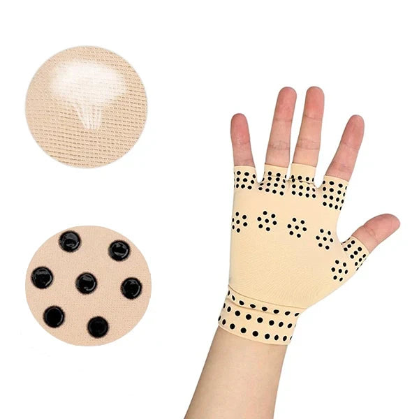 Fingerless Magnetic Compression Gloves for Arthritis