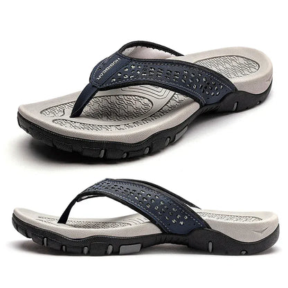Men's Athletic Flip Flops With Arch Support