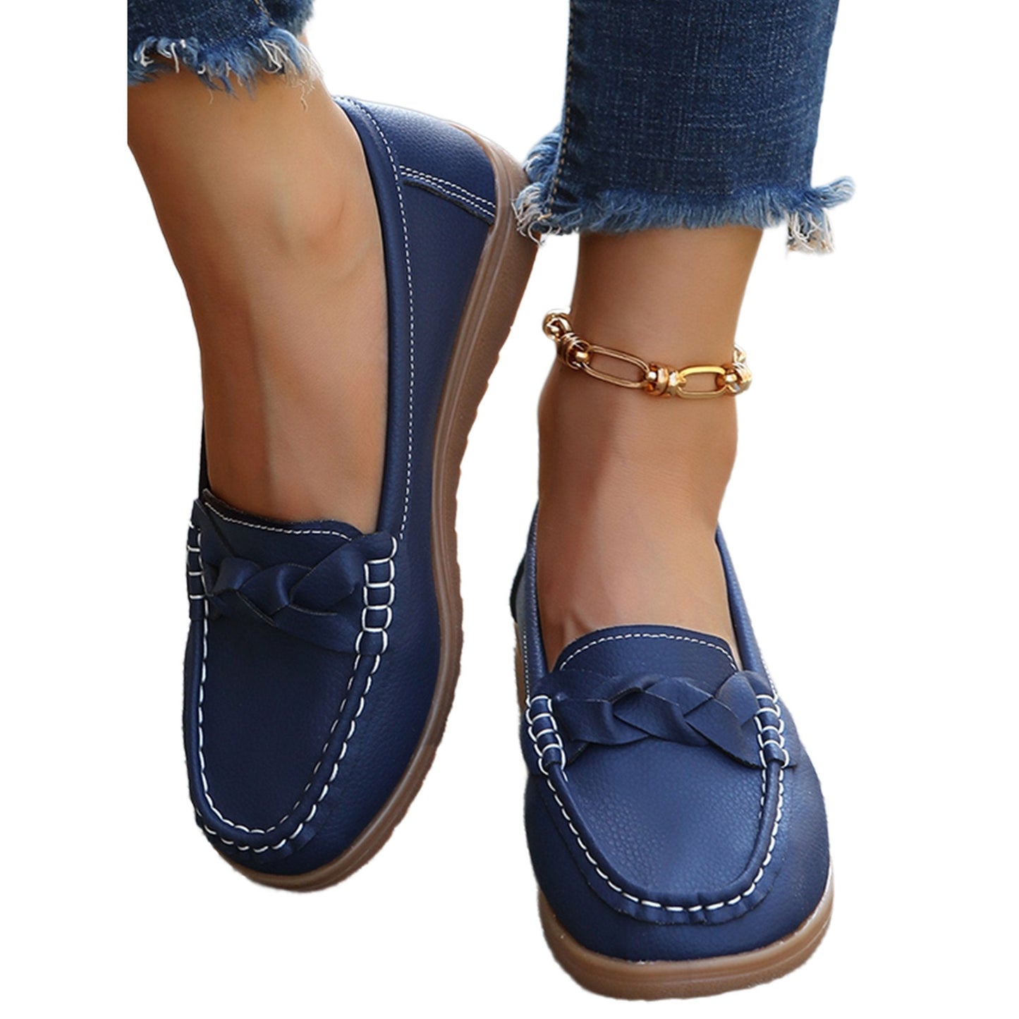 Women’s Casual Leather Loafers for All-Day Comfort