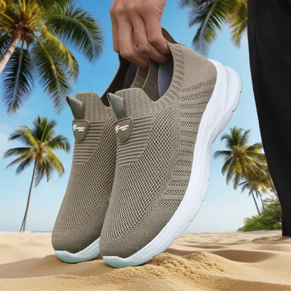 Men’s Lightweight Mesh Running Sneakers, Breathable Casual Athletic Tennis Shoes