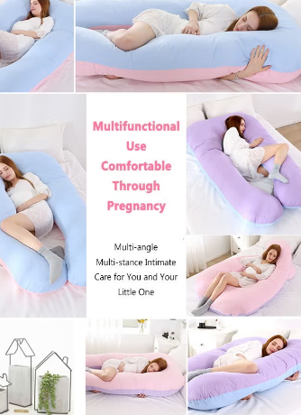 Full Length Body Pillow for Pregnancy and Back Pain Relief
