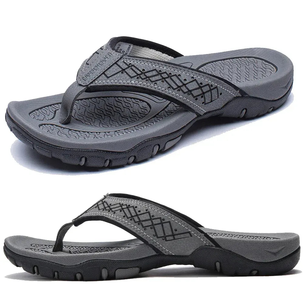 Men's Athletic Flip Flops With Arch Support
