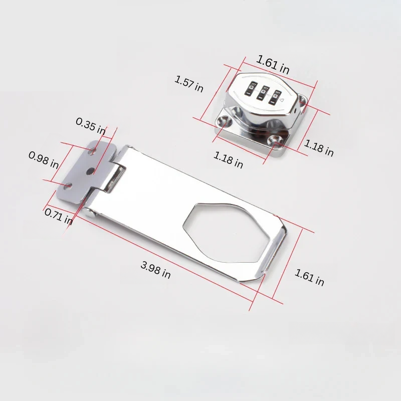 Secure Cabinet Lock with 3 Digit Combination Lock