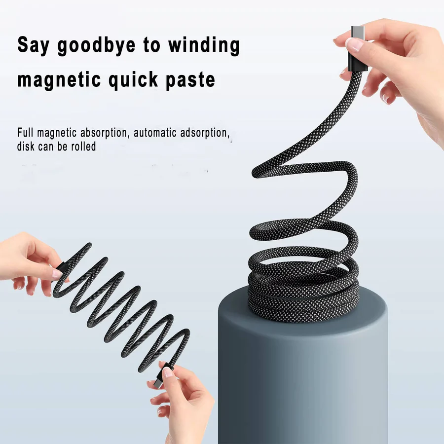 Magnetic Anti Tangle Cable Super Fast Charging