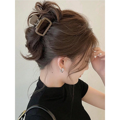 Elegant Square Hair Claw Clip for Women, Lightweight, Fashionable Hair Styling