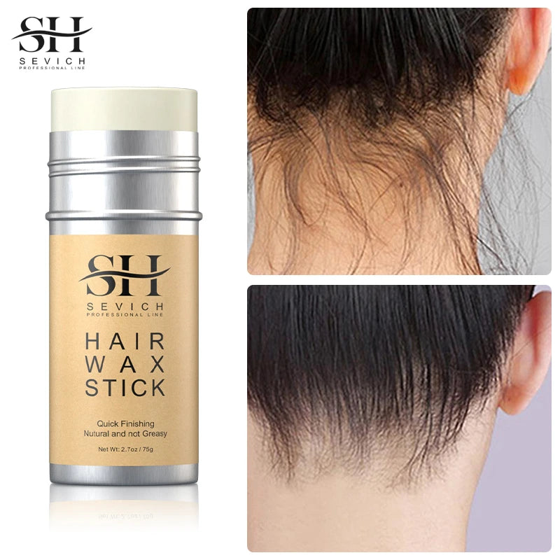 75g+16g Hair Wax Stick with Comb, Broken Hair Artifact for Edge Control, Fixing Fluffy Hair for Children, Men, Women