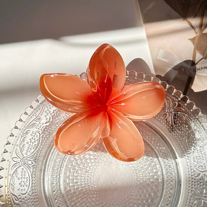 Large Boho Flower Hair Claw Clips for Women, Stylish Hairpins & Barrettes for Beach & Everyday Wear