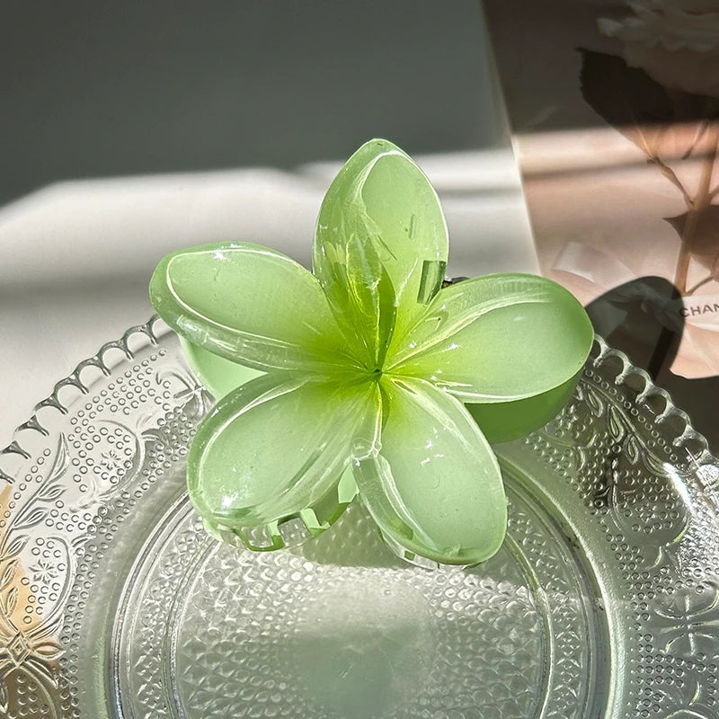 Large Boho Flower Hair Claw Clips for Women, Stylish Hairpins & Barrettes for Beach & Everyday Wear