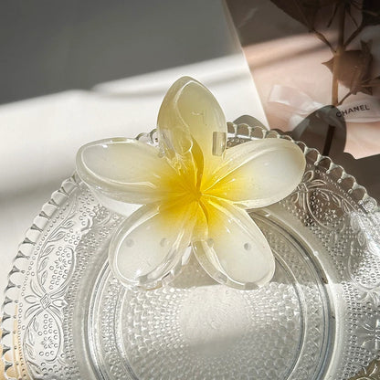 Large Boho Flower Hair Claw Clips for Women, Stylish Hairpins & Barrettes for Beach & Everyday Wear