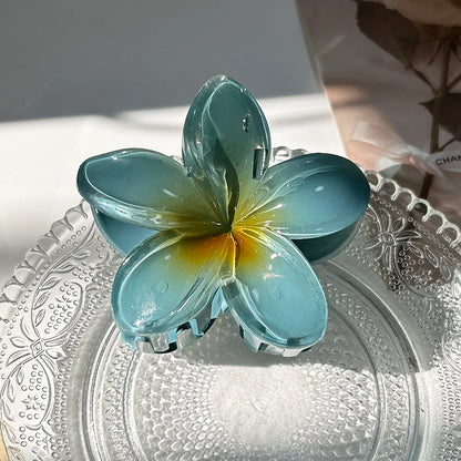 Large Boho Flower Hair Claw Clips for Women, Stylish Hairpins & Barrettes for Beach & Everyday Wear