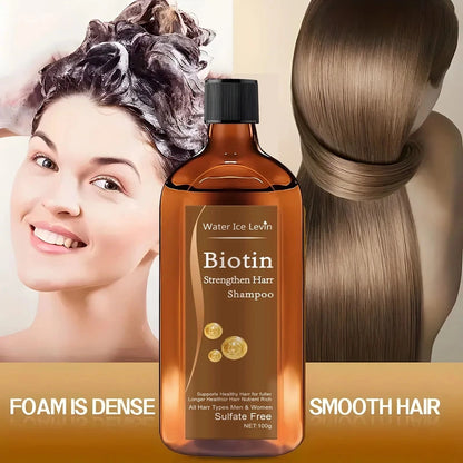 Biotin Hair Growth Shampoo for Men and Women Anti Hair Loss Rapid Thickening