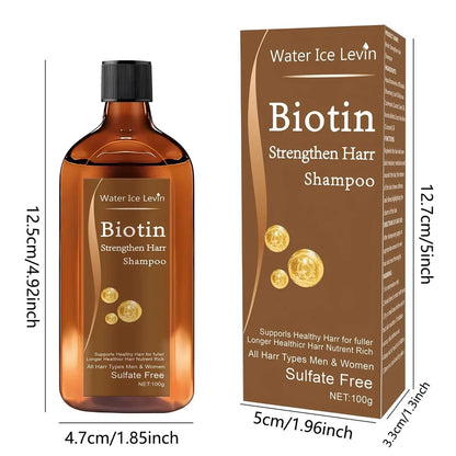 Biotin Hair Growth Shampoo for Men and Women Anti Hair Loss Rapid Thickening