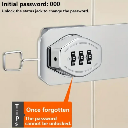 Secure Cabinet Lock with 3 Digit Combination Lock