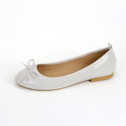 Leather Ballet Flats With Arch Support