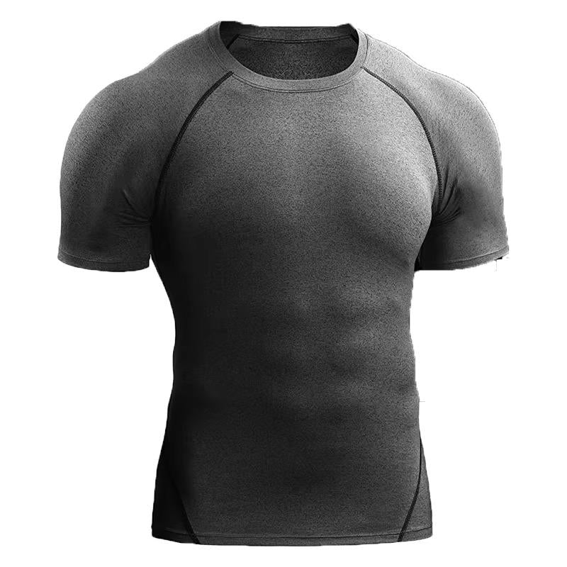 Mens Compression Shirt Short Sleeve