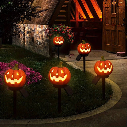 Light Up Pumpkin Decor Halloween Pathway Lights