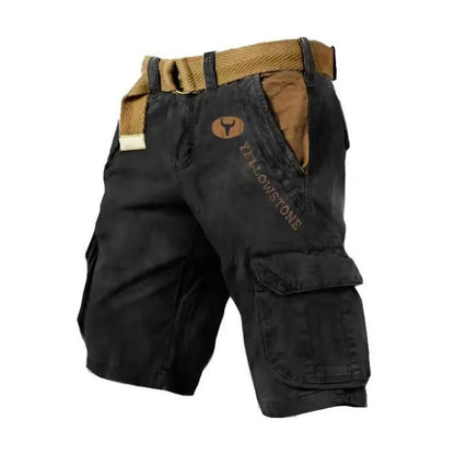 Men's Multifunctional Cargo Shorts With Multi Pockets